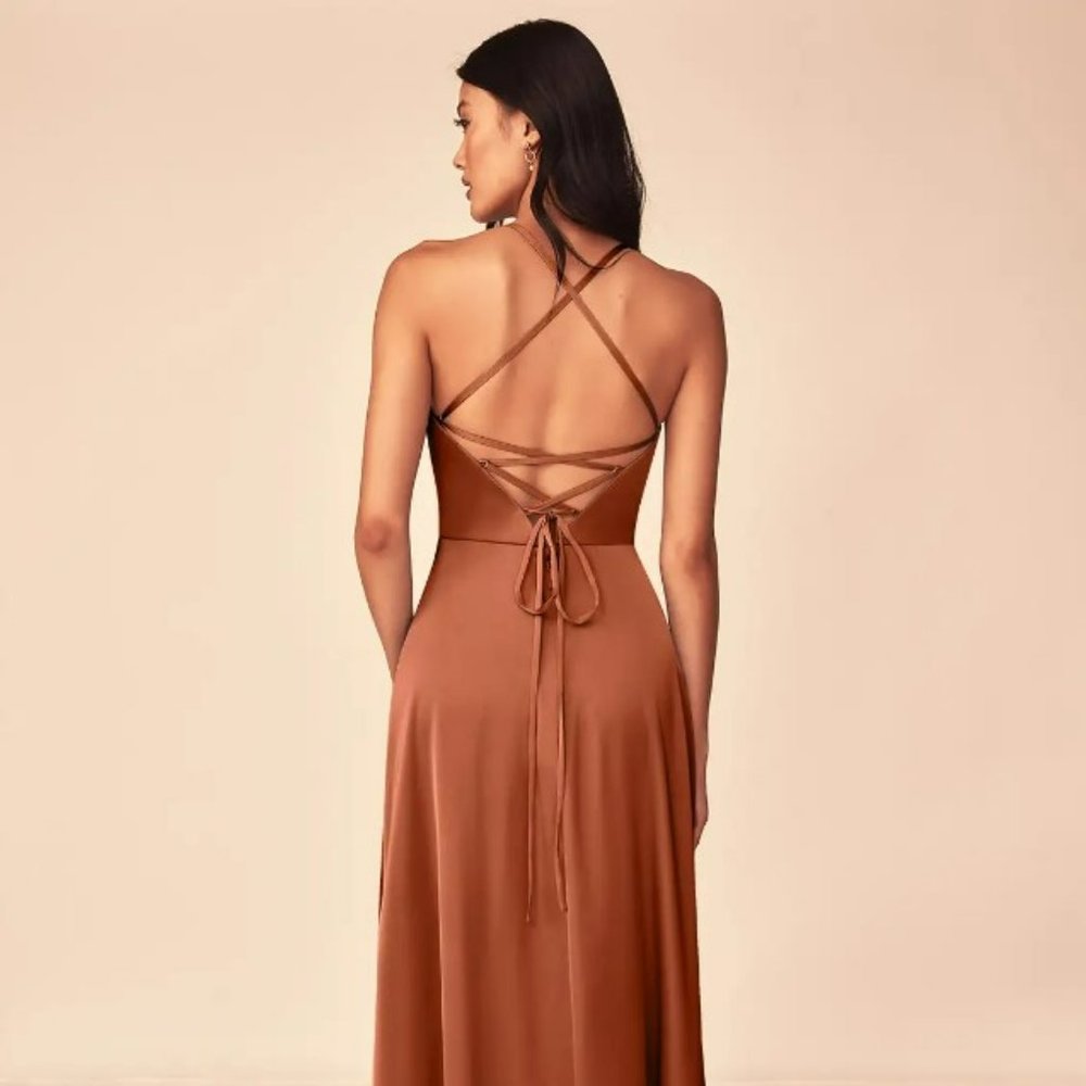 Azazie Mei Dress (Cedar Rose)